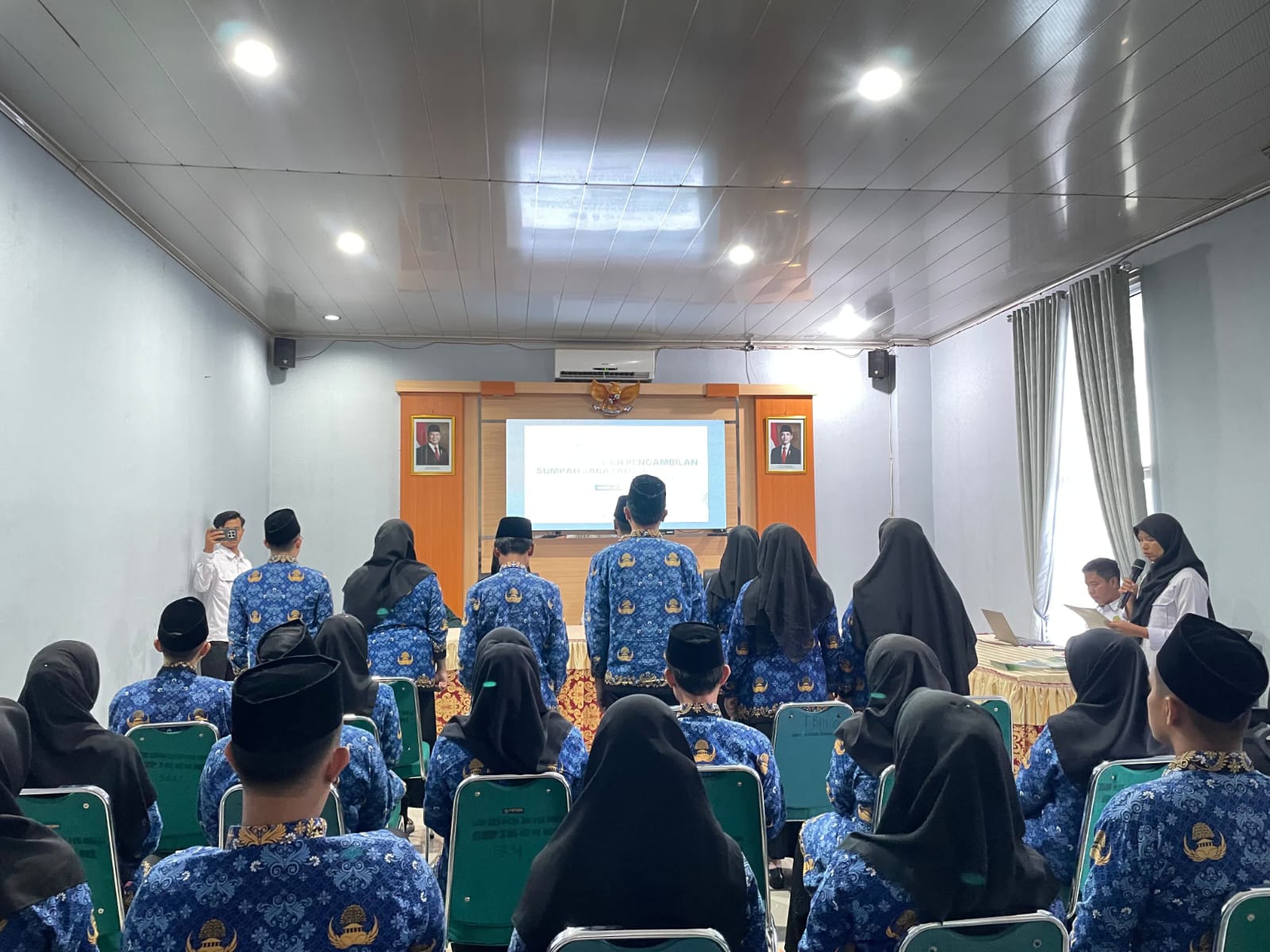 Rektor Lantik dan Ambil Sumpah Jabatan Fungsional di Lingkungan IAIN Curup